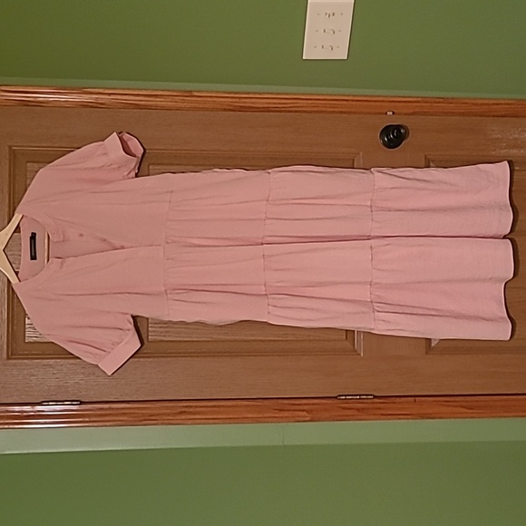 *5 for $10* Merokeety Pink Maxi Dress Size S - Picture 1 of 7
